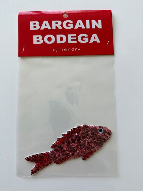 CJ Hendry — Bargain Bodega Sequin Patch - Swedish Fish, 2024