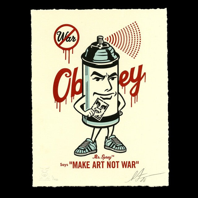 Shepard Fairey — Mr Spray Letterpress, 2026