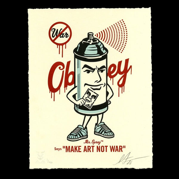 Shepard Fairey — Mr Spray Letterpress, 2026