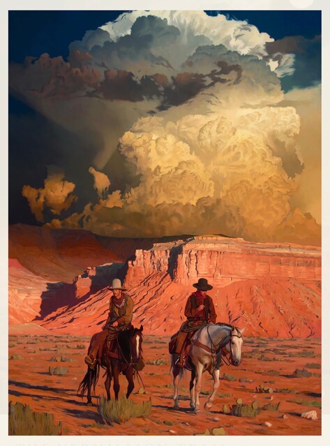 Mark Maggiori — The Vermillion Trail - XL Canvas, 2023