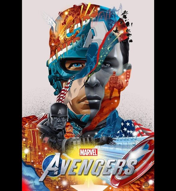 Tristan Eaton — Captain America, 2021