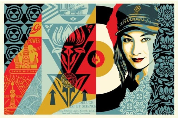 Shepard Fairey — Raise The Level, 2019