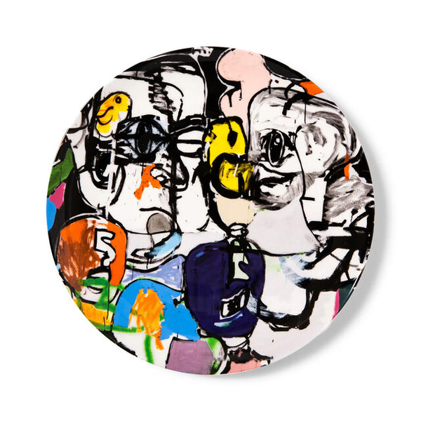 Eddie Martinez — Untitled Plate, 2021