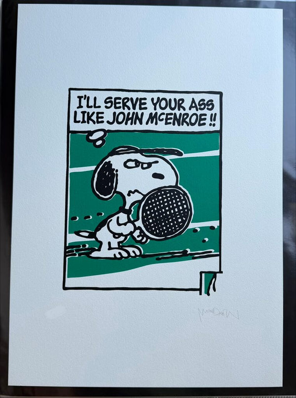 John McEnroe (House Of Pain) Green by Mark Drew — fine art print available at Rowang Gallery