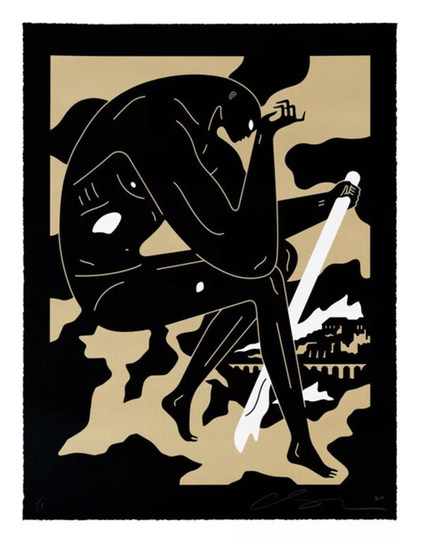 Sorrow - Black by Cleon Peterson — fine art print available at Rowang Gallery