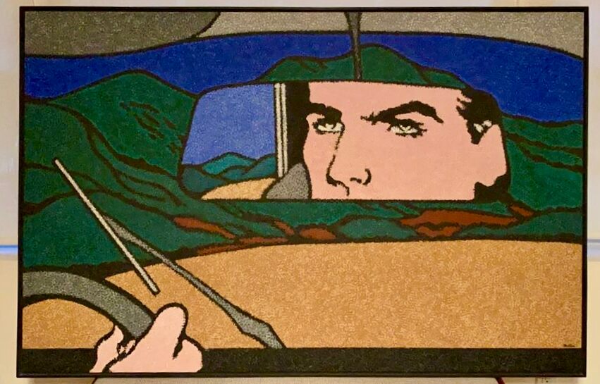 Driving by Claudio Tozzi — painting available at Rowang Gallery