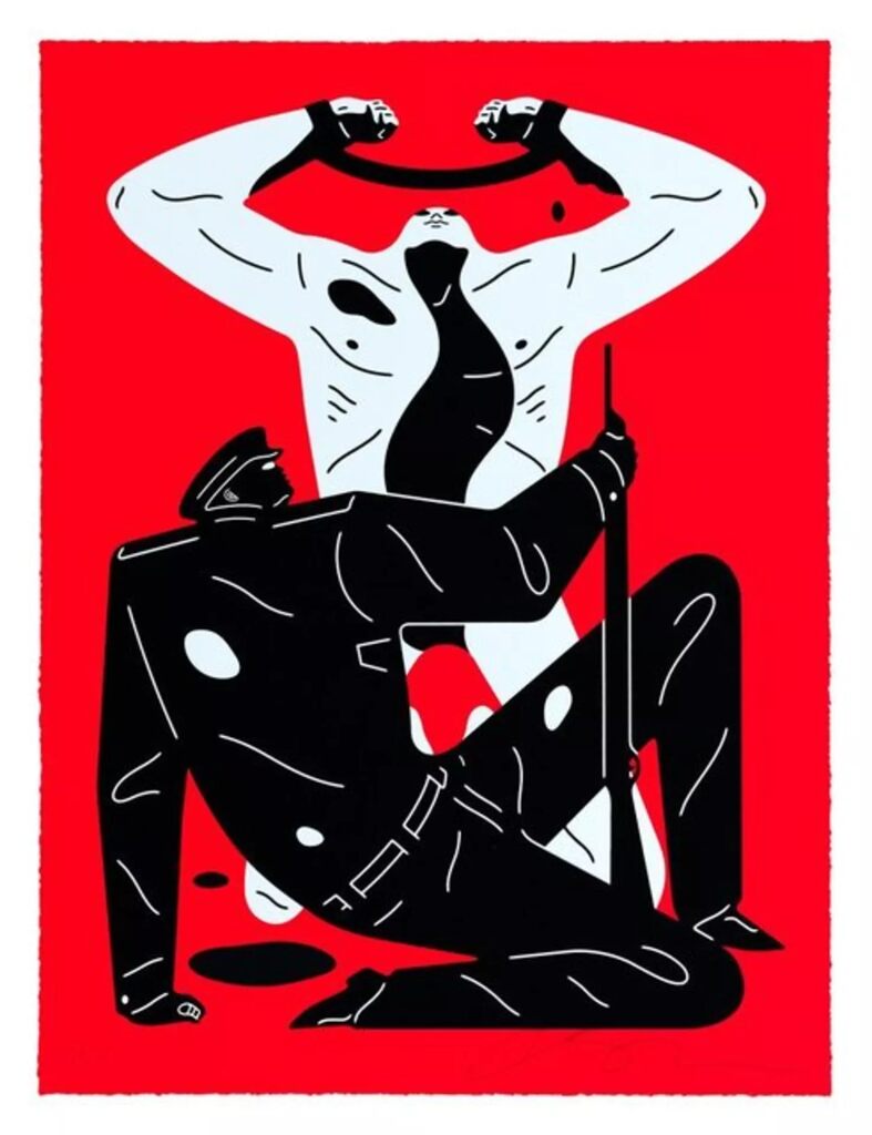 The Collaborator - Red by Cleon Peterson — fine art print available at Rowang Gallery