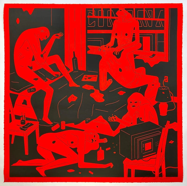 Park Ave - Red by Cleon Peterson — fine art print available at Rowang Gallery