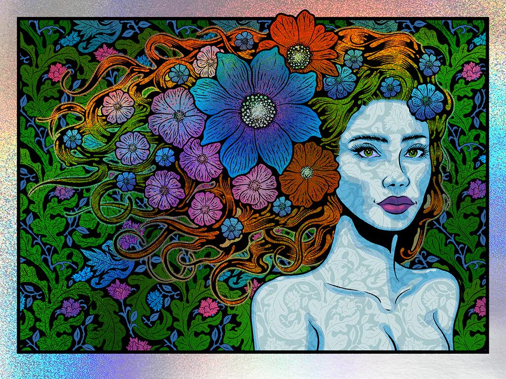 Pythia Sparkle Variant by Chuck Sperry — fine art print available at Rowang Gallery