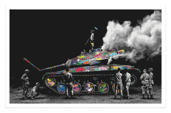 Bombed by RoamCouch — fine art print available at Rowang Gallery