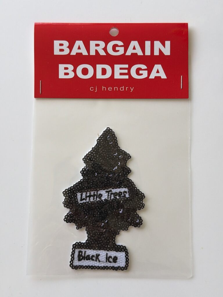 Bargain Bodega Sequin Patch - Little Trees Air Freshener by CJ Hendry — collectible available at Rowang Gallery