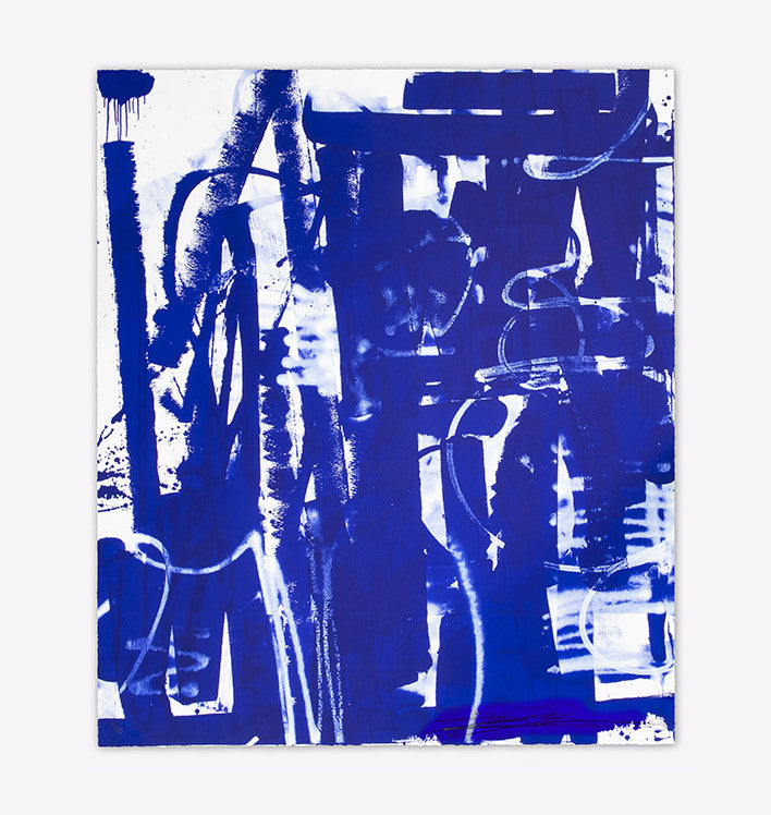 Lasting ( Blue ) by Zes — fine art print available at Rowang Gallery