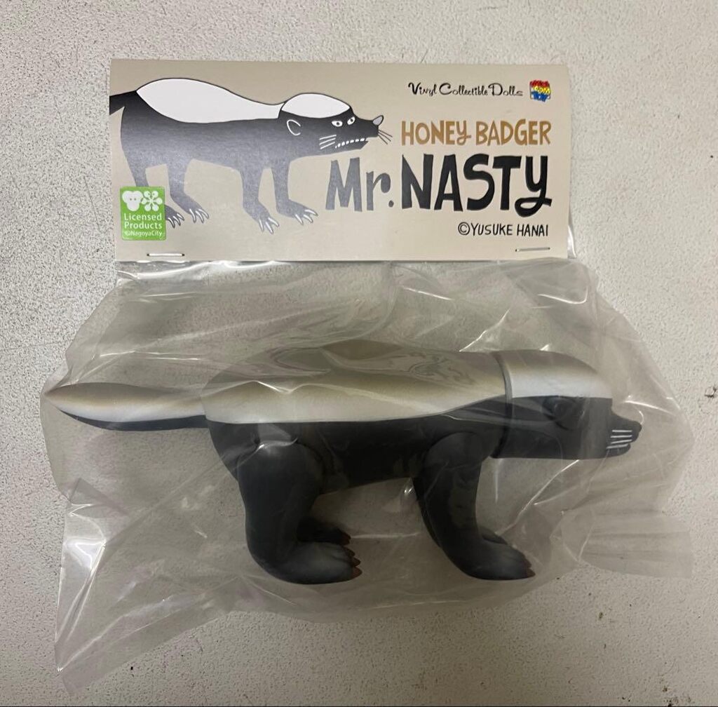 Mr Nasty - Honey Badger by Yusuke Hanai — collectible available at Rowang Gallery