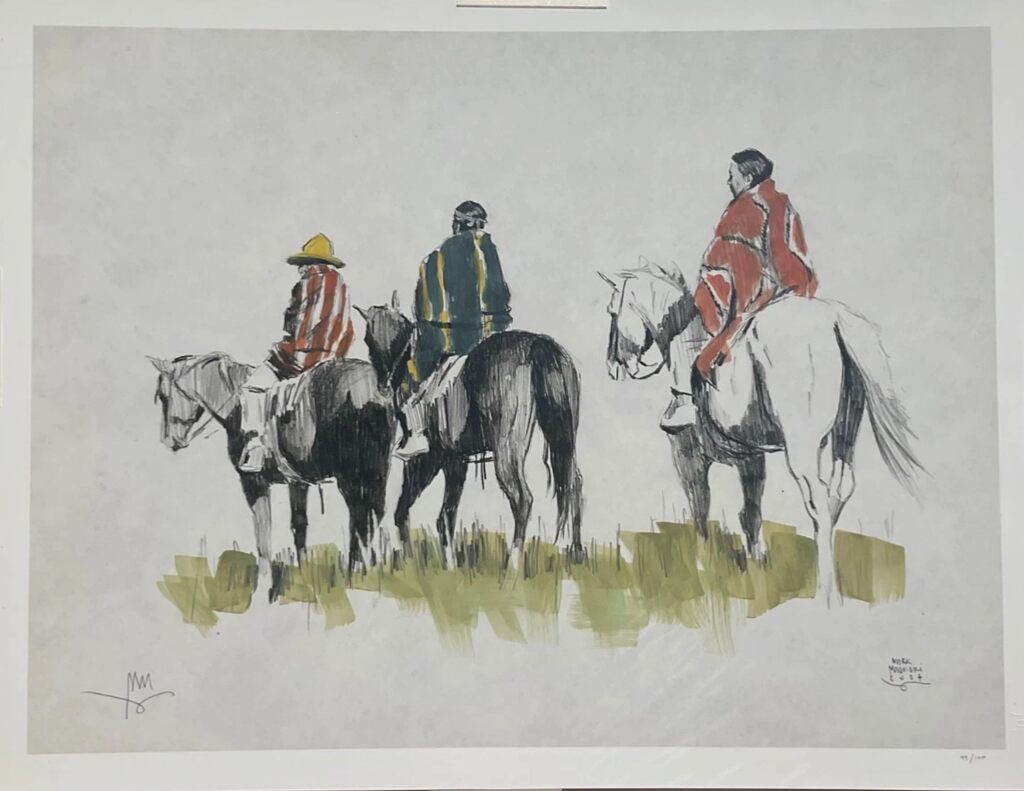 Many Winters by Mark Maggiori — mixed media available at Rowang Gallery