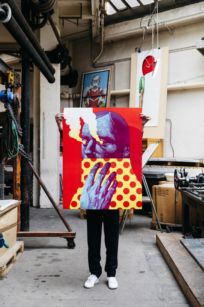 Last Gasp Red Edition by Michael Reeder — fine art print available at Rowang Gallery