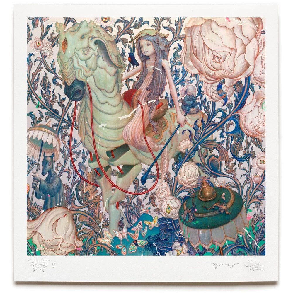 Horse IV (4) by James Jean — fine art print available at Rowang Gallery