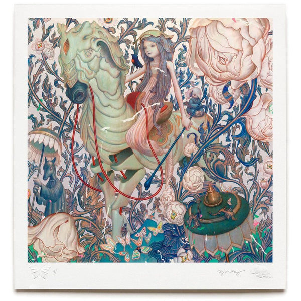 Horse IV (4) by James Jean — fine art print available at Rowang Gallery