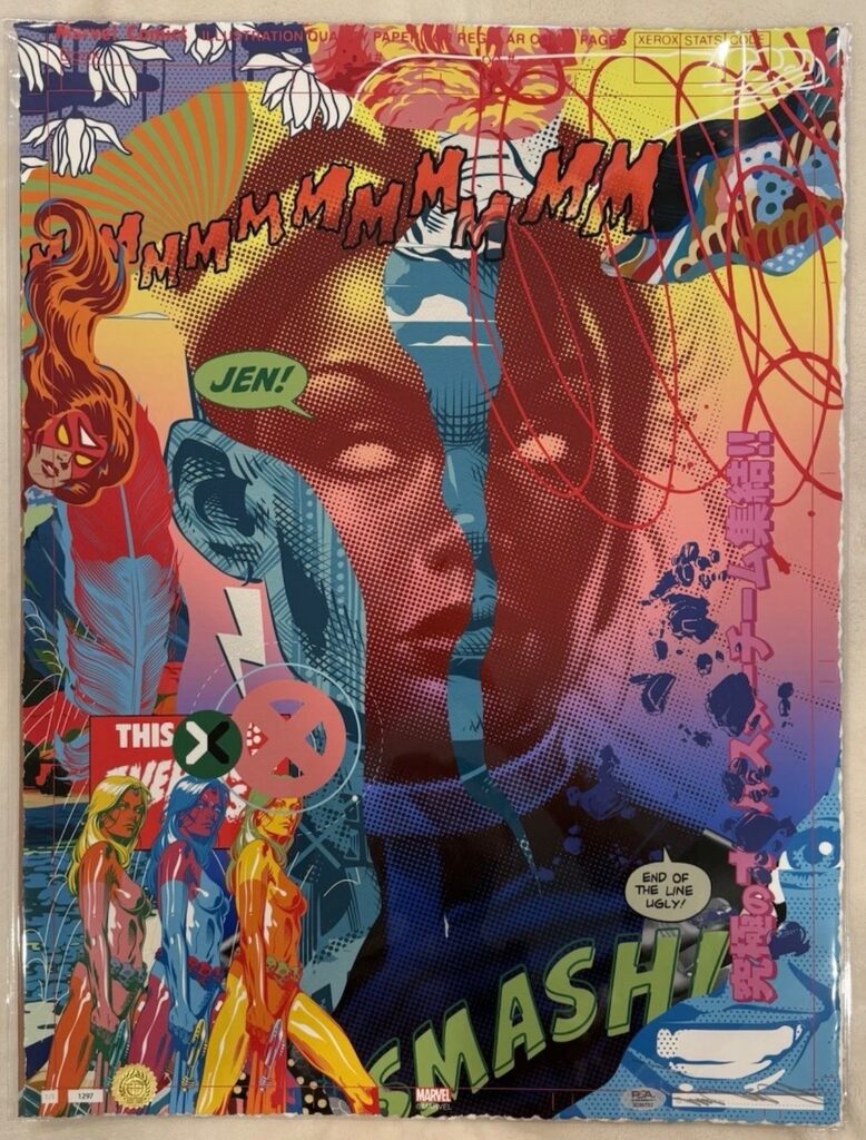 Women Of Marvel - Storm - 1/1 by Tristan Eaton — fine art print available at Rowang Gallery