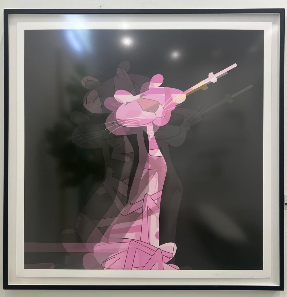 Blinking Pink by Jerkface — fine art print available at Rowang Gallery
