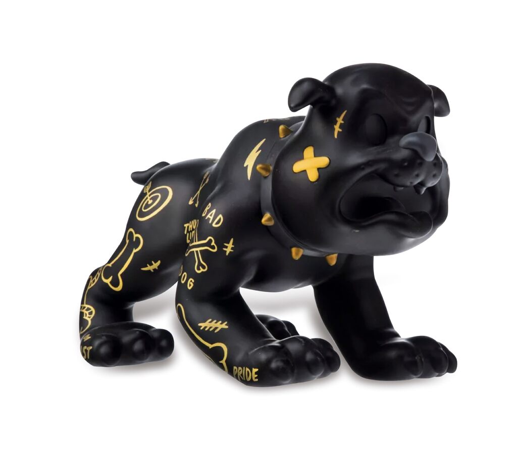 Creepy Dog Black by Coté Escrivá — collectible available at Rowang Gallery