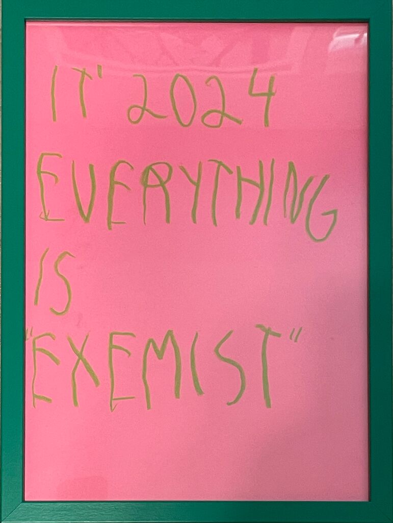 2024, Everything is Extremist by CB Hoyo — work on paper available at Rowang Gallery