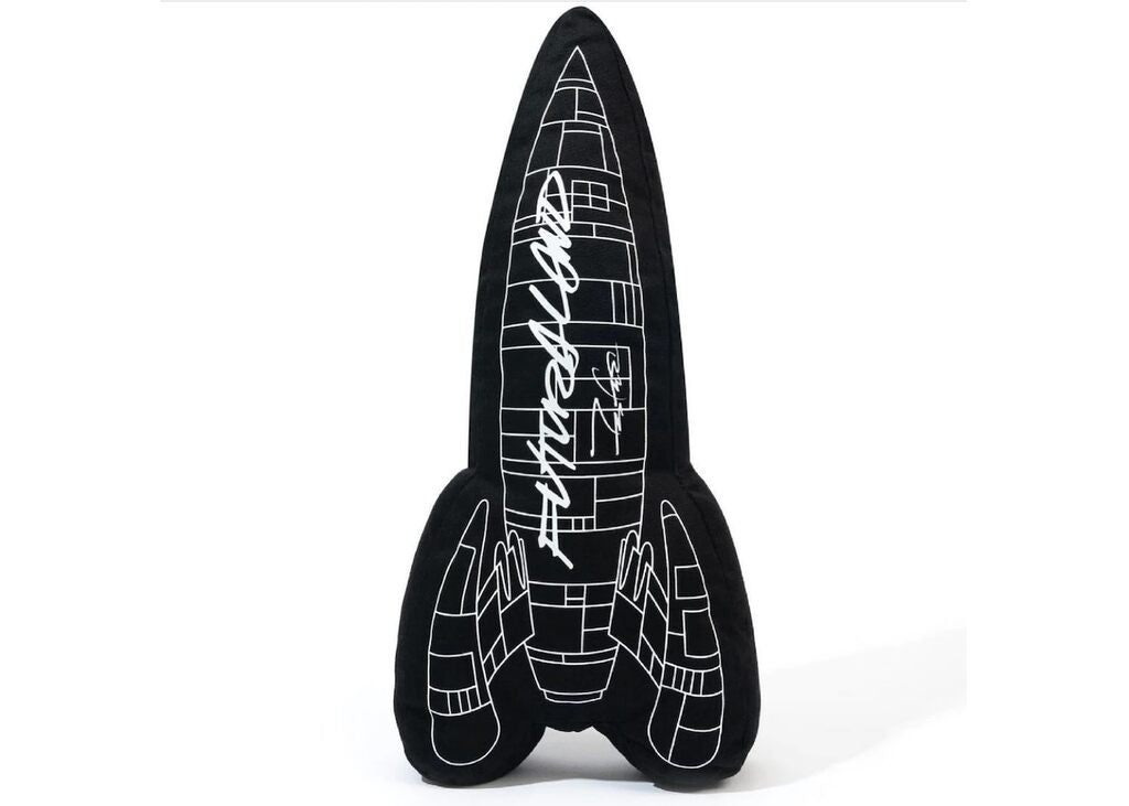 Futuraland Rocket Plush Pillow by Futura — collectible available at Rowang Gallery