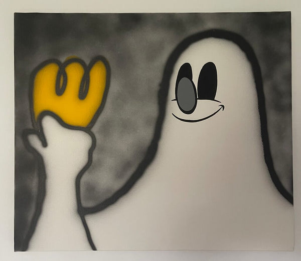 Ghost Drawing 10 by Koichi Yairi — painting available at Rowang Gallery