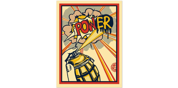 Power (Lenticular) by Shepard Fairey — fine art print available at Rowang Gallery