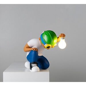 Ultra Lumen Sculpture by Hebru Brantley — sculpture available at Rowang Gallery