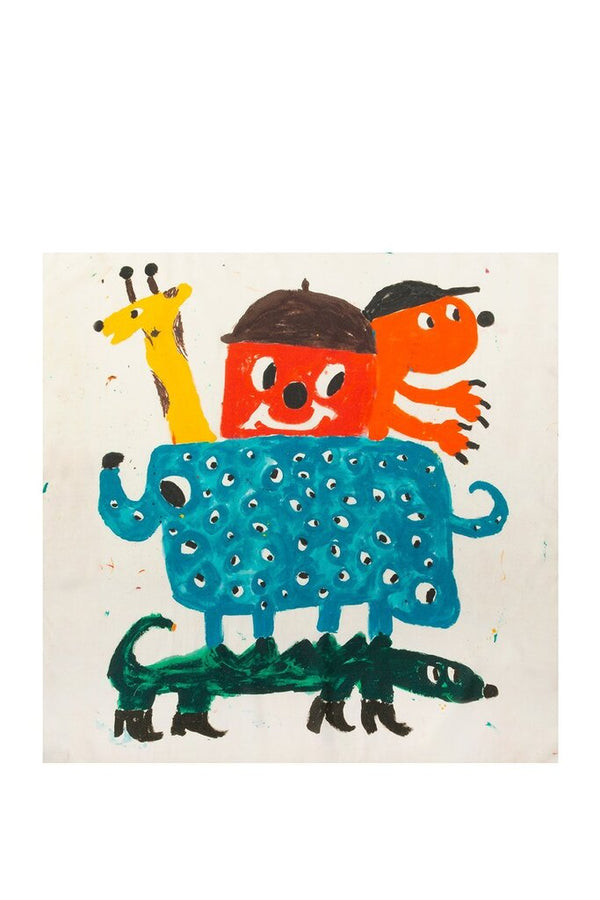 The Hundreds Szabolcs Bozo Bandana by Szabolcs Bozó — wearable art available at Rowang Gallery