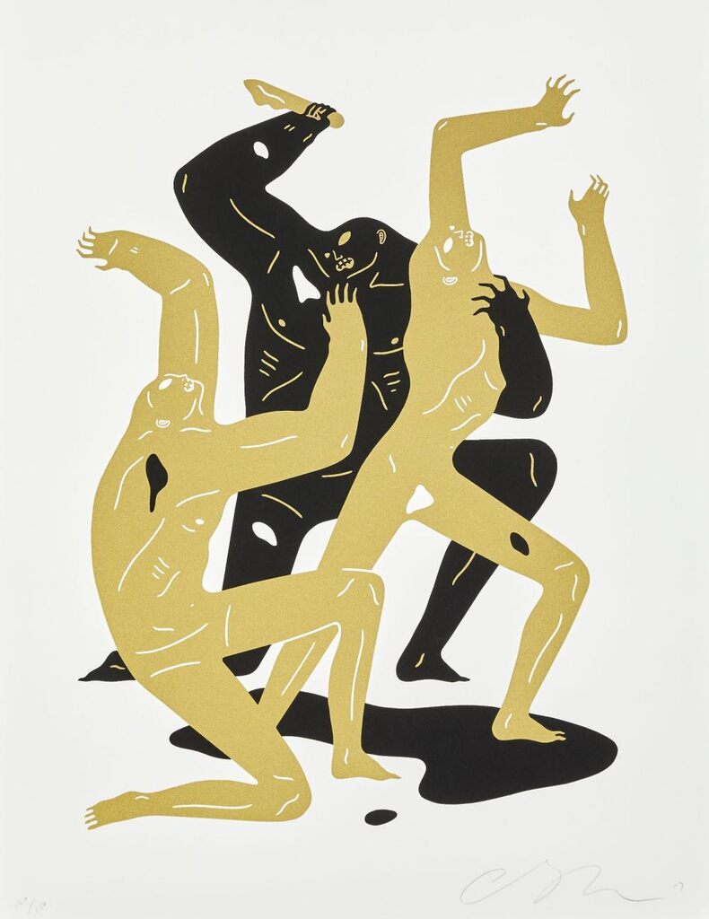 Heathens ( White ) by Cleon Peterson — fine art print available at Rowang Gallery