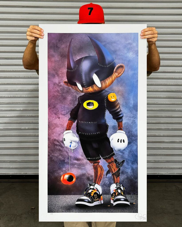 Anti H3RO ( Anti Hero ) by Brett Crawford — fine art print available at Rowang Gallery