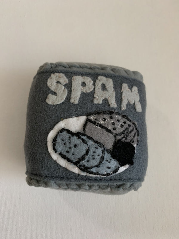 Spam by Lucy Sparrow — sculpture available at Rowang Gallery