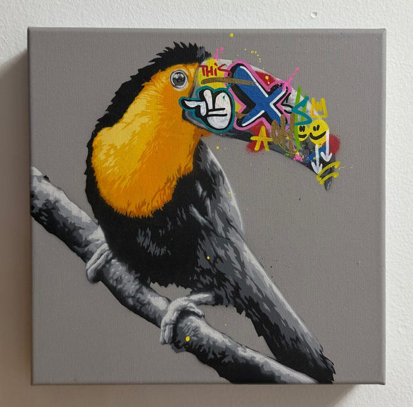 Toucan by Martin Whatson — painting available at Rowang Gallery