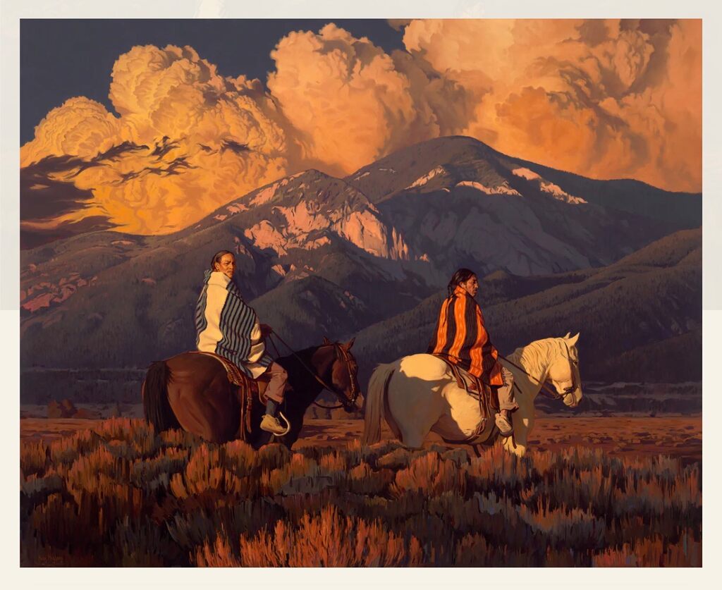 The Sarapes by Mark Maggiori — fine art print available at Rowang Gallery