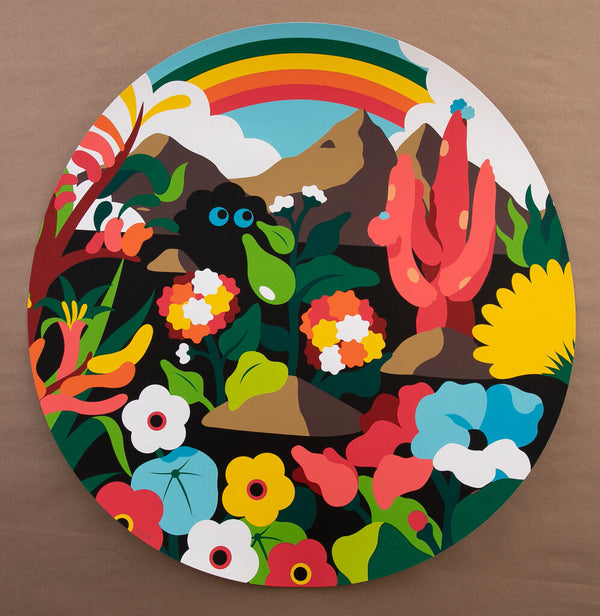 Rainbow Magic by Dabs Myla — fine art print available at Rowang Gallery