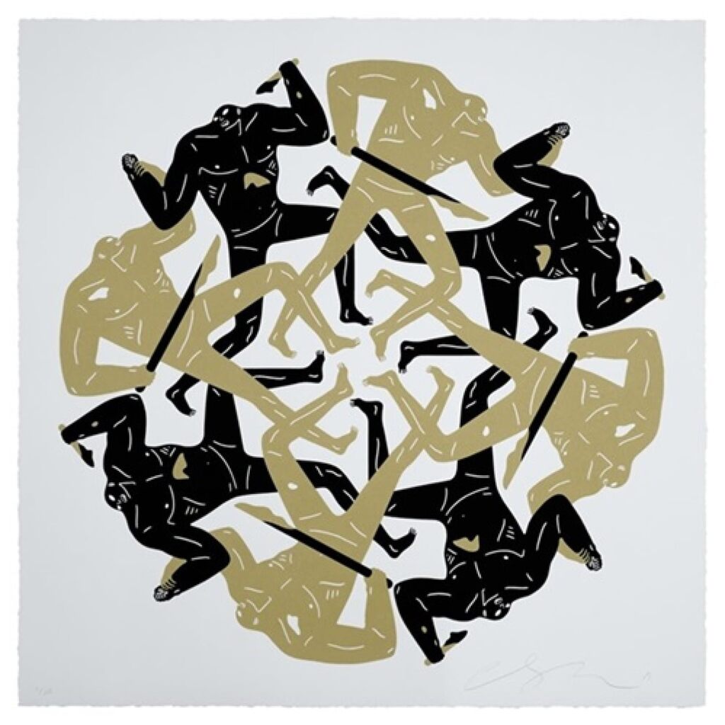 Eclipse (white) by Cleon Peterson — fine art print available at Rowang Gallery