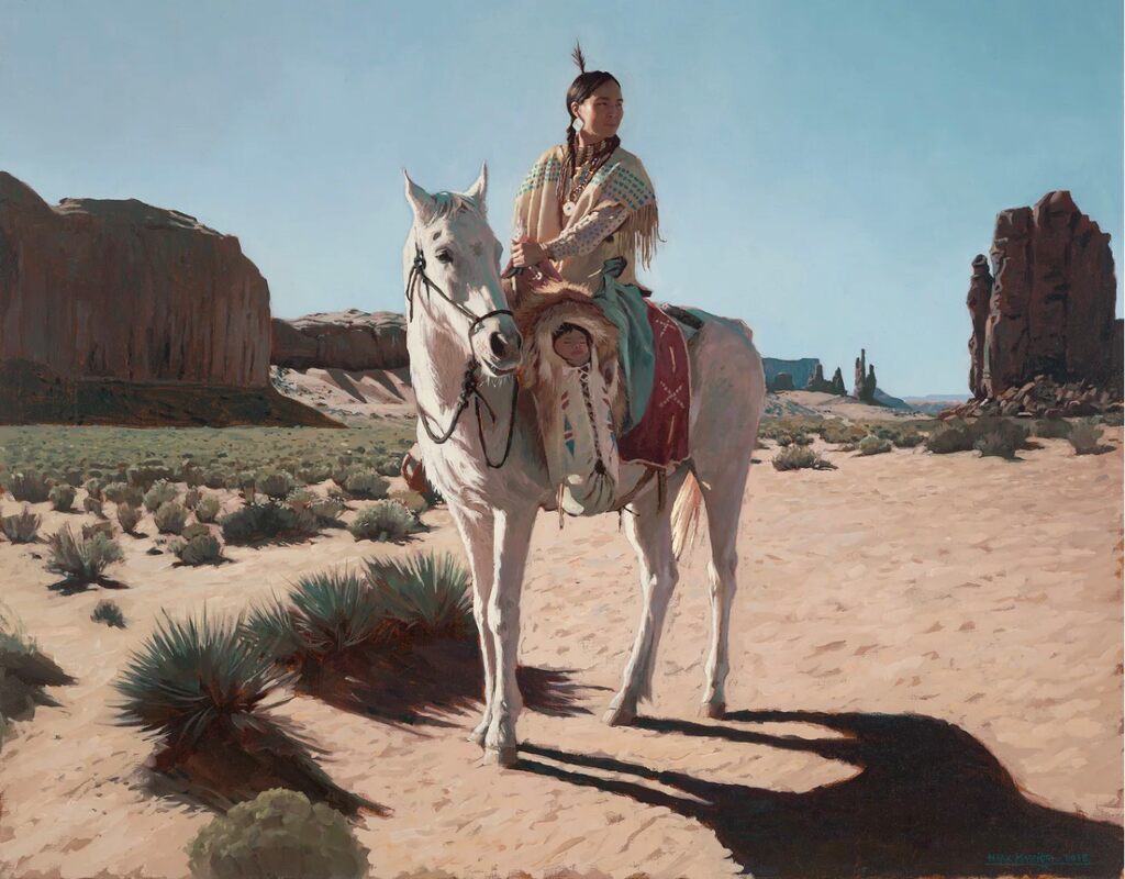 Ute Woman by Mark Maggiori — fine art print available at Rowang Gallery