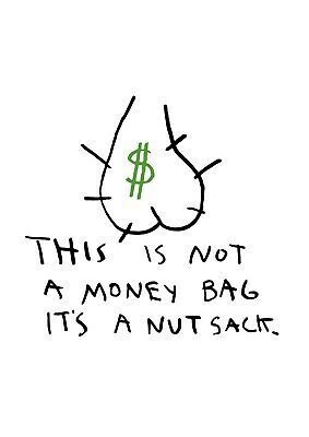 Testicles (Matt Zingler Charity Release) by CB Hoyo — fine art print available at Rowang Gallery