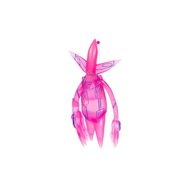 FL-001 MINI POINTMAN VINYL FIGURE [PINK TRANSPARENT] by Futura — collectible available at Rowang Gallery
