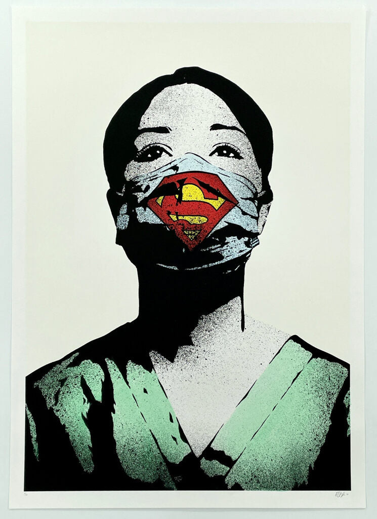 Super Nurse HF by FAKE — fine art print available at Rowang Gallery