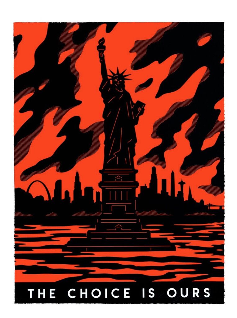 Choice Is Ours by Cleon Peterson — fine art print available at Rowang Gallery