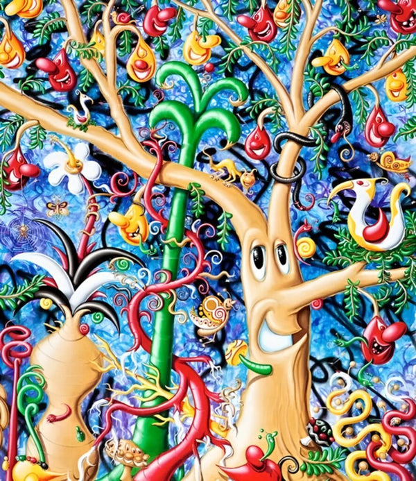 Jungleyea by Kenny Scharf — fine art print available at Rowang Gallery