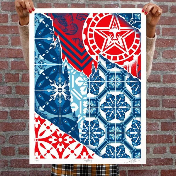Modular Frequency by Shepard Fairey x Add Fuel — fine art print available at Rowang Gallery