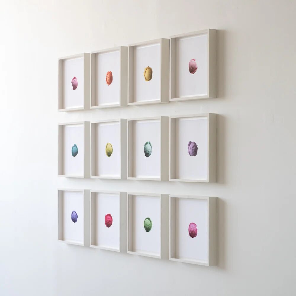 Ice Cream Scoop - Full Set of 12 by CJ Hendry — fine art print available at Rowang Gallery