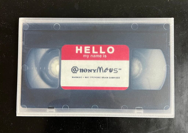 Hello My Name Is Anonymous ( @nonymous DVD ) by Invader — collectible available at Rowang Gallery