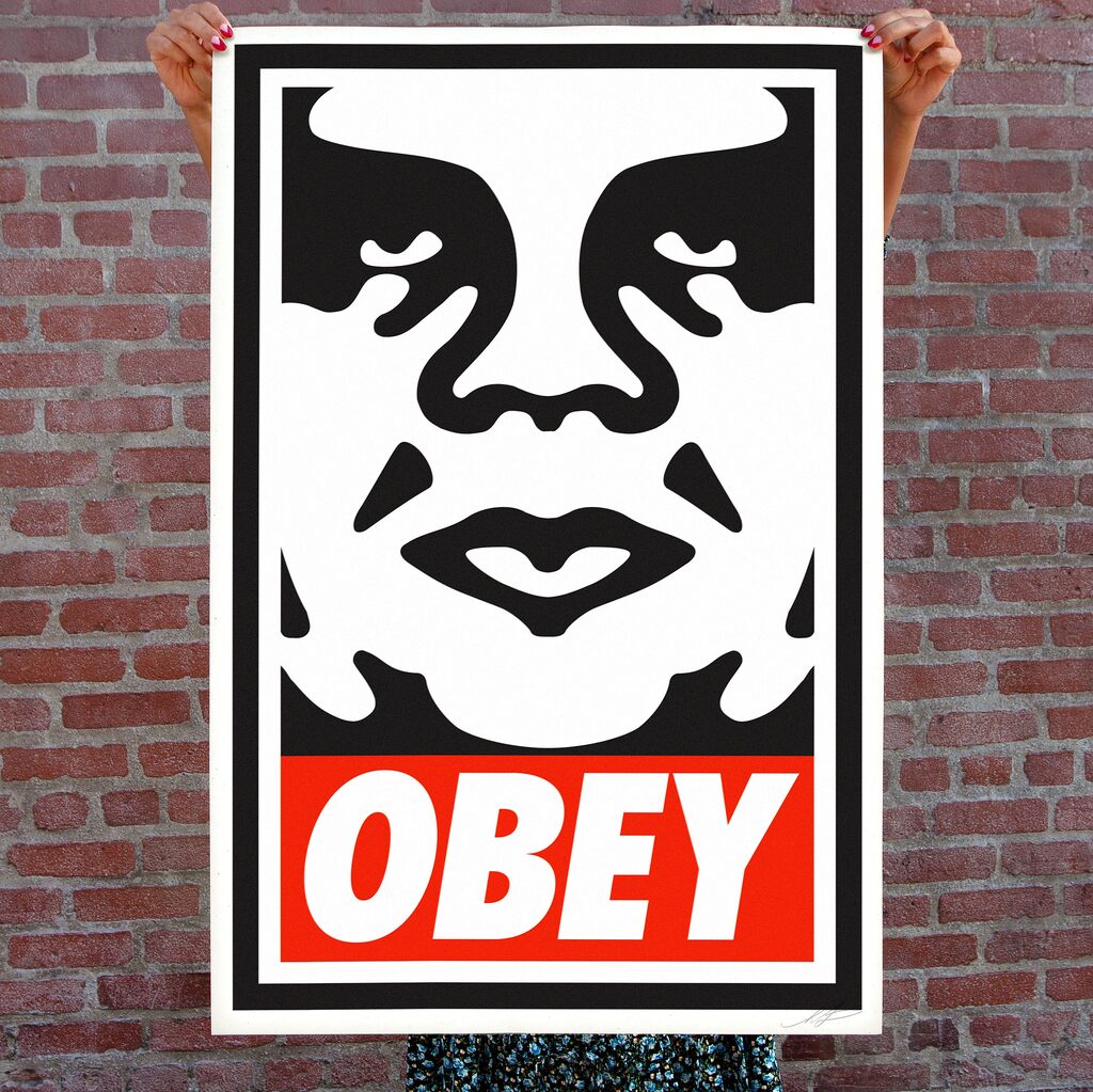 Obey Icon / Andre by Shepard Fairey — fine art print available at Rowang Gallery