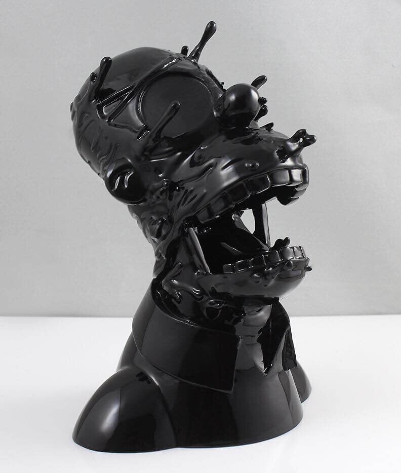 Deconstructed Homer Black by Matt Gondek — collectible available at Rowang Gallery