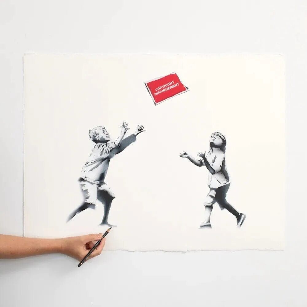 Catch Copyright Infringement by CJ Hendry — fine art print available at Rowang Gallery