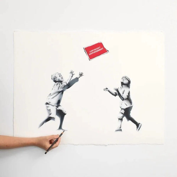 Catch Copyright Infringement by CJ Hendry — fine art print available at Rowang Gallery